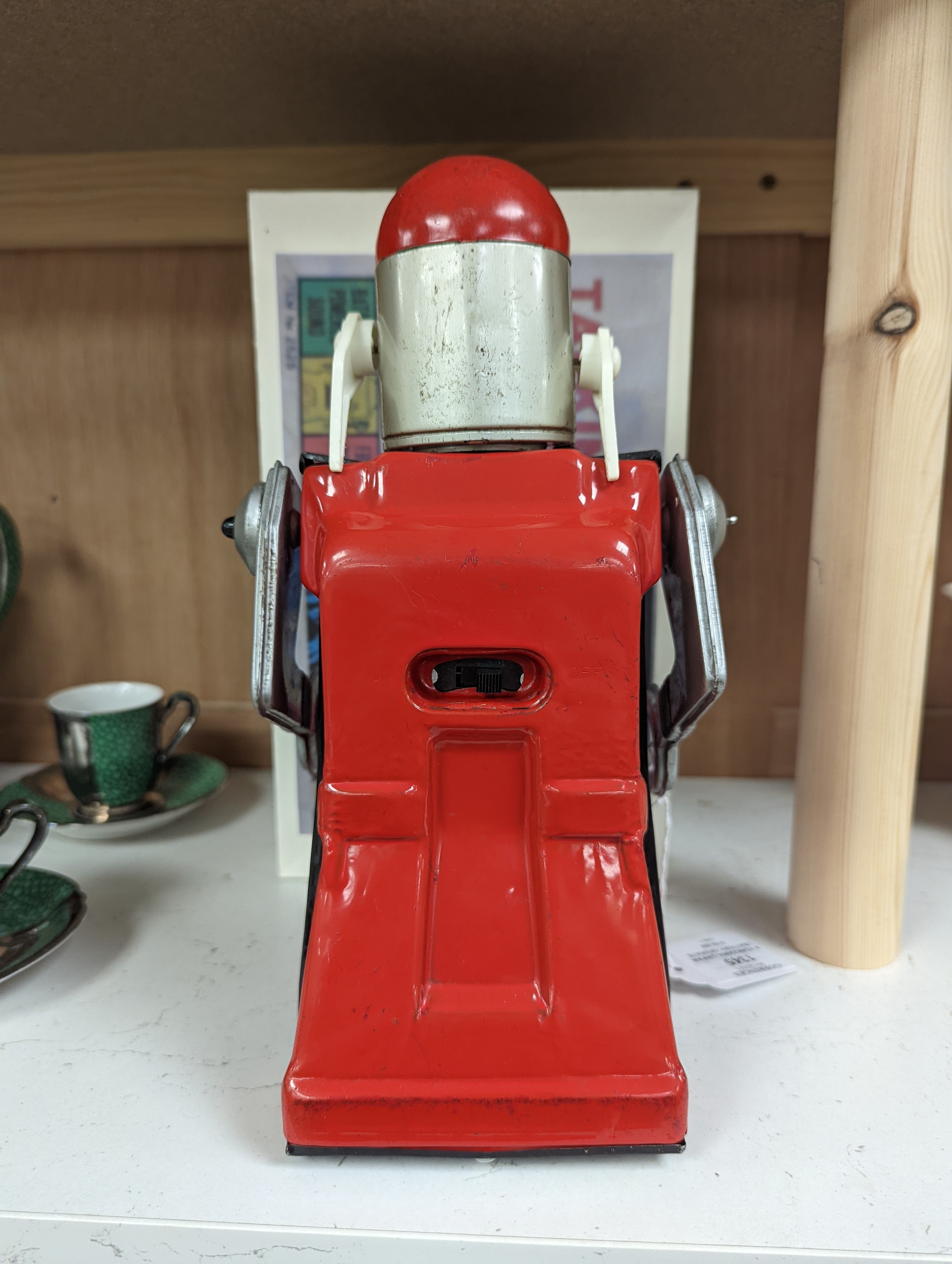 A Yonezawa (Japan) battery operated talking robot (replacement box) robot 26cm